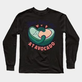 Pregnant Avocado Long Sleeve T-Shirt